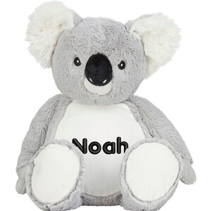 Koala peluche peluche animal avec broderie peluche jouet brodé avec nom image 2
