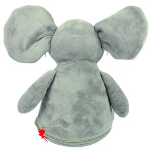 Elephant Cuddly toy Stuffed animal with embroidery Plush toy embroidered with name image 4