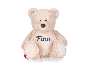 Teddy Bear Cuddly Toy Stuffed Animal with Embroidery Plush Toy Embroidered with Name