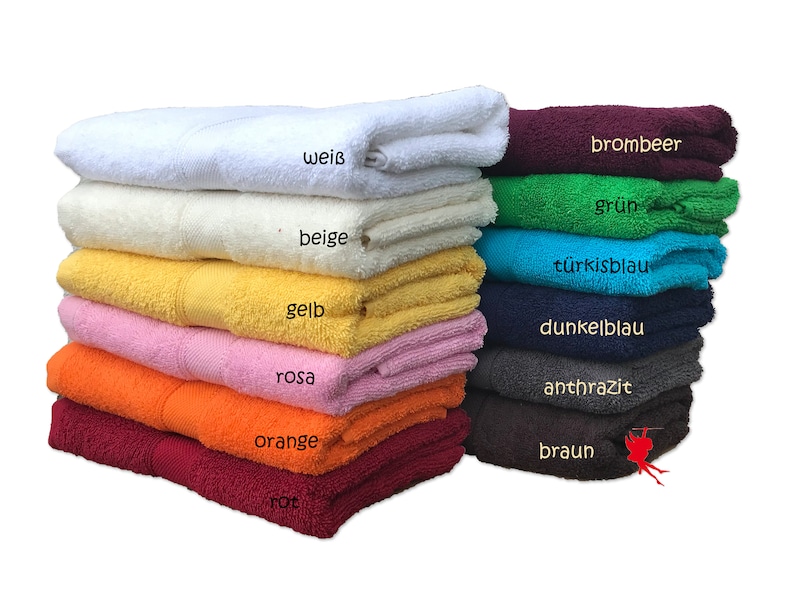 Table Tennis Personalised Embroidered Towels image 2