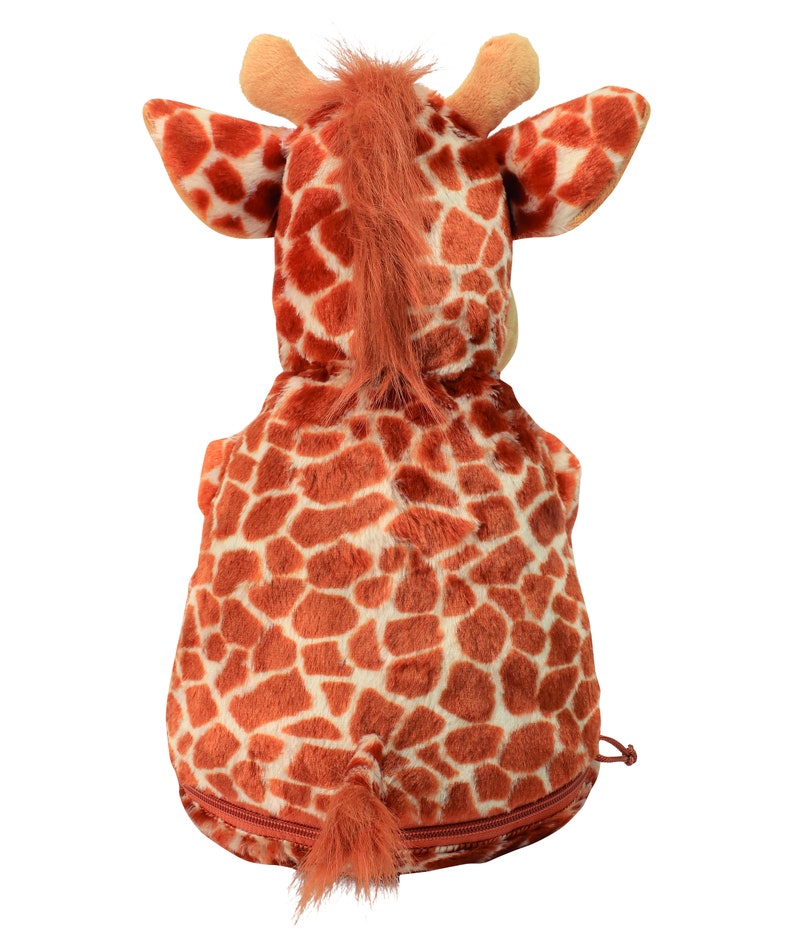 Giraffe cuddly toy stuffed animal with embroidery plush toy embroidered with name image 4