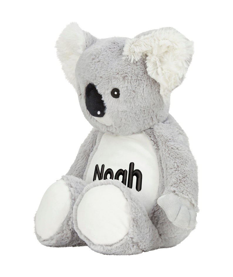 Koala peluche peluche animal avec broderie peluche jouet brodé avec nom image 3