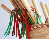 reed Portuguese noisemaker castanets  - ancient Iberian musical instrument