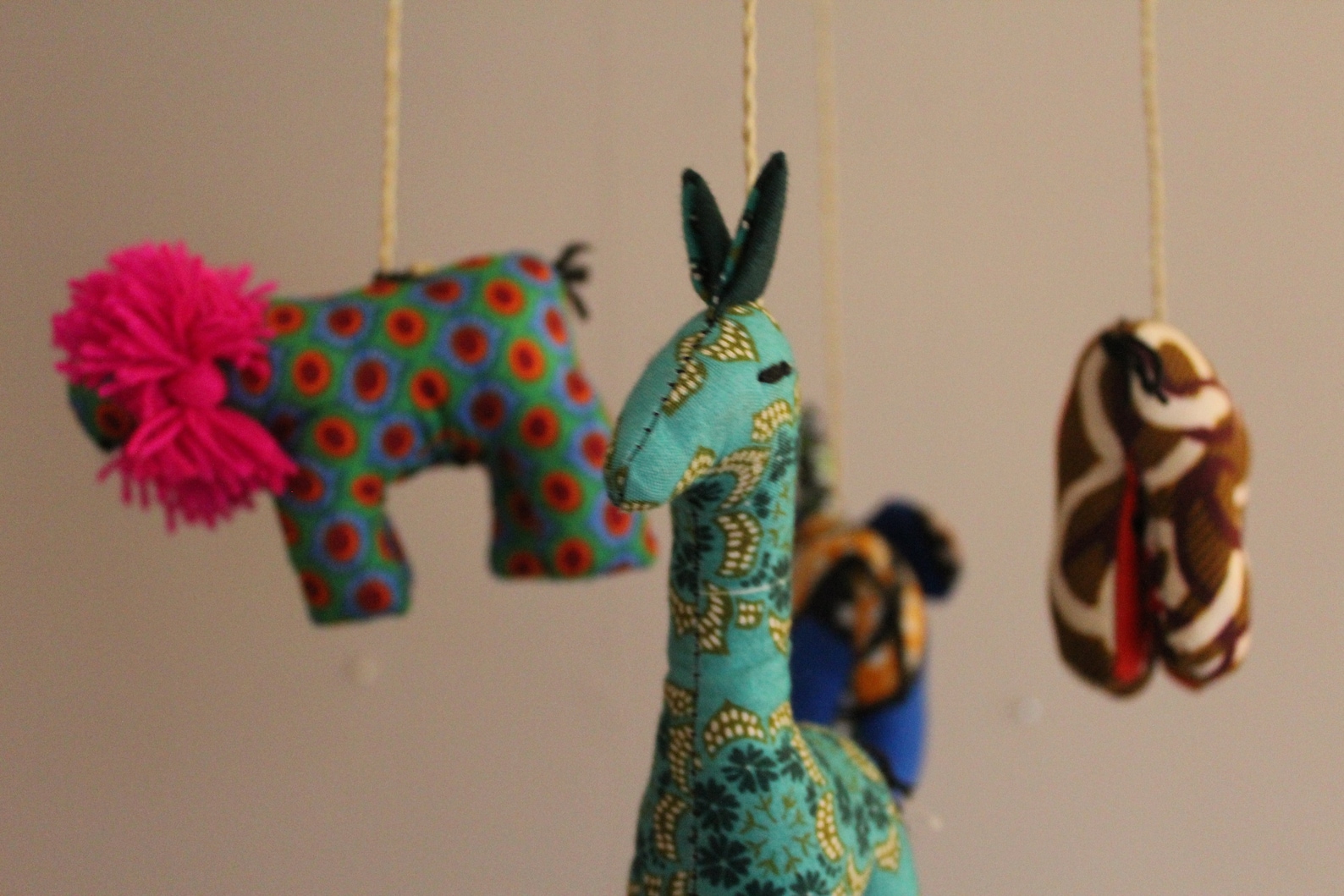 African Safari Baby Animal Mobile Etsy