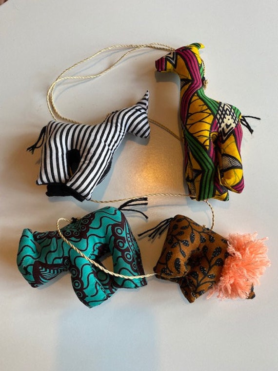 African Safari Baby Mobile (vertical)