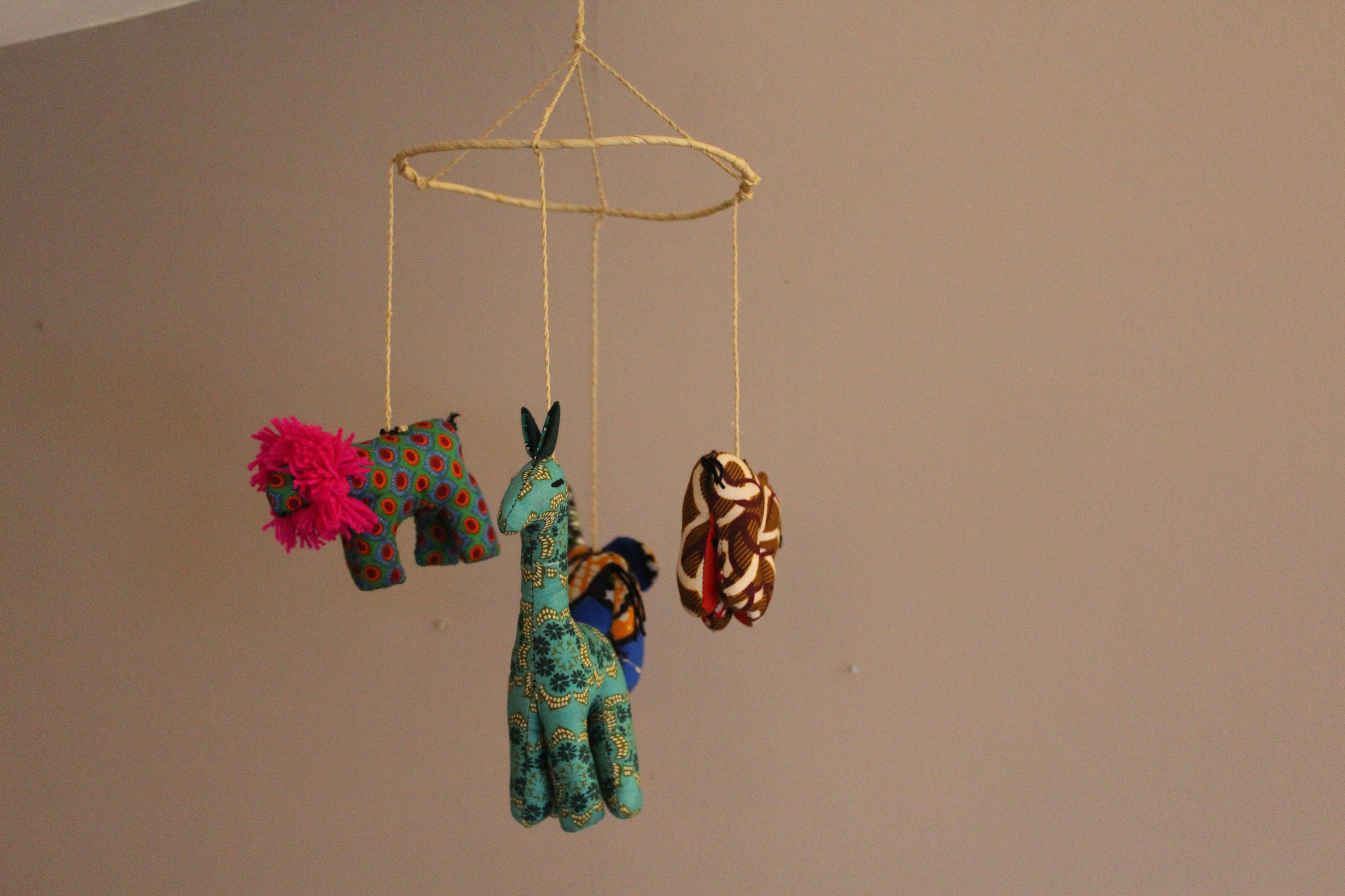 African Safari Baby Animal Mobile Etsy UK