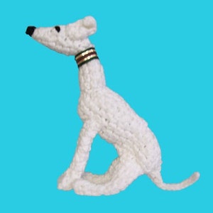 Crochet Pattern, Greyhound Amigurumi Instructions, Whippet, Italian Greyhound, Lurcher Galgo Dog Instant Download PDF