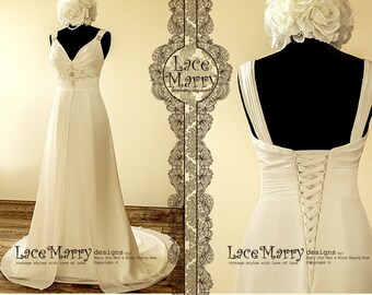 Greek Wedding Dress Etsy