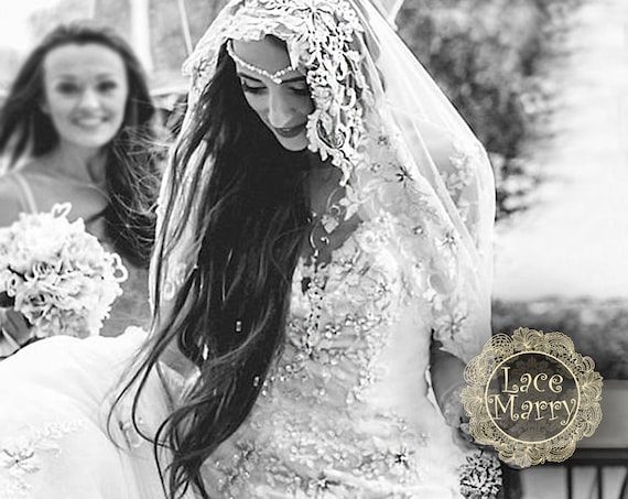 Buy Half Sleeves Lace Modest Long Custom Made Wedding Dresses JS89 Online –  jolilis