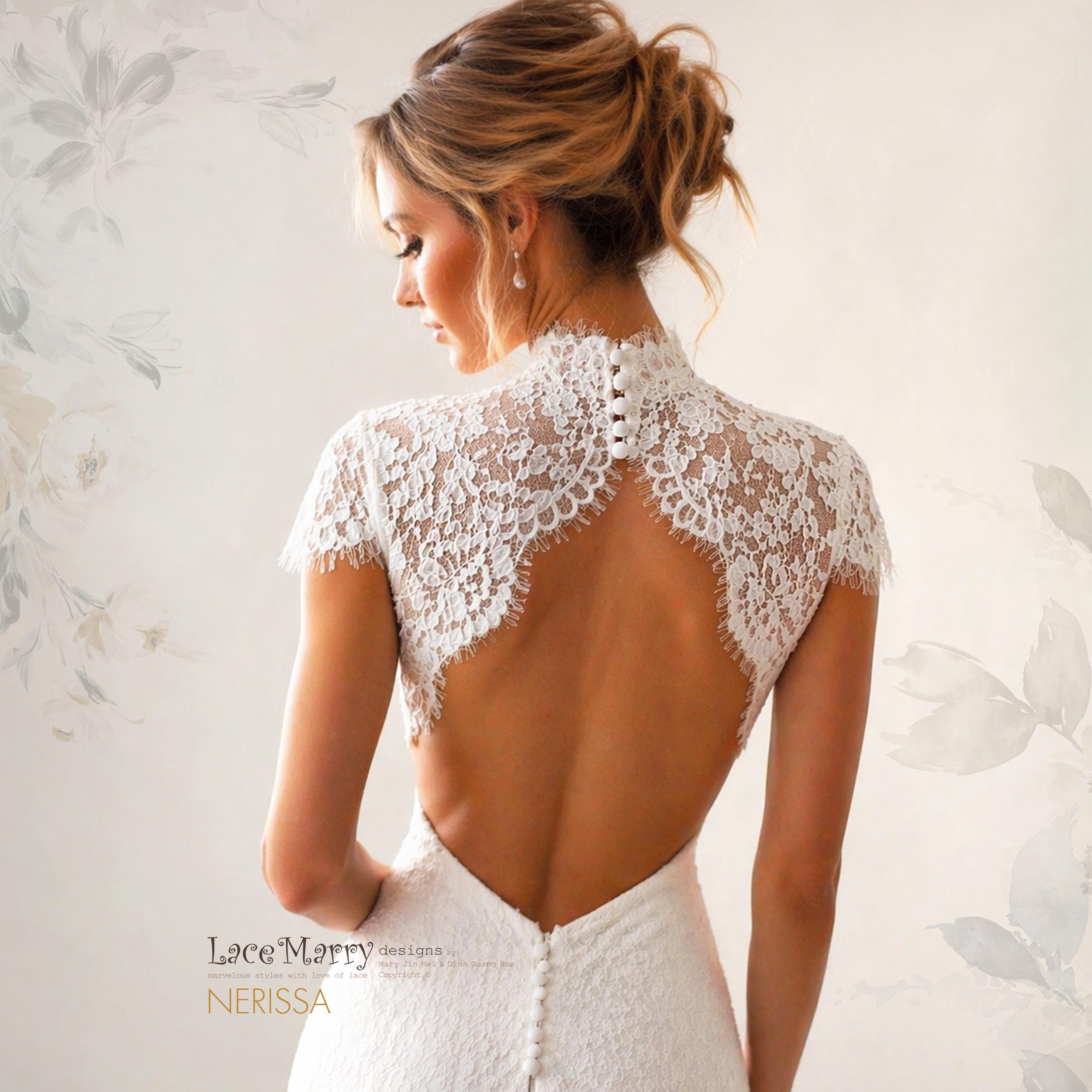 chinese dress ladies Breathtaking and Unique Lace Wedding Dress in Mermaid Style