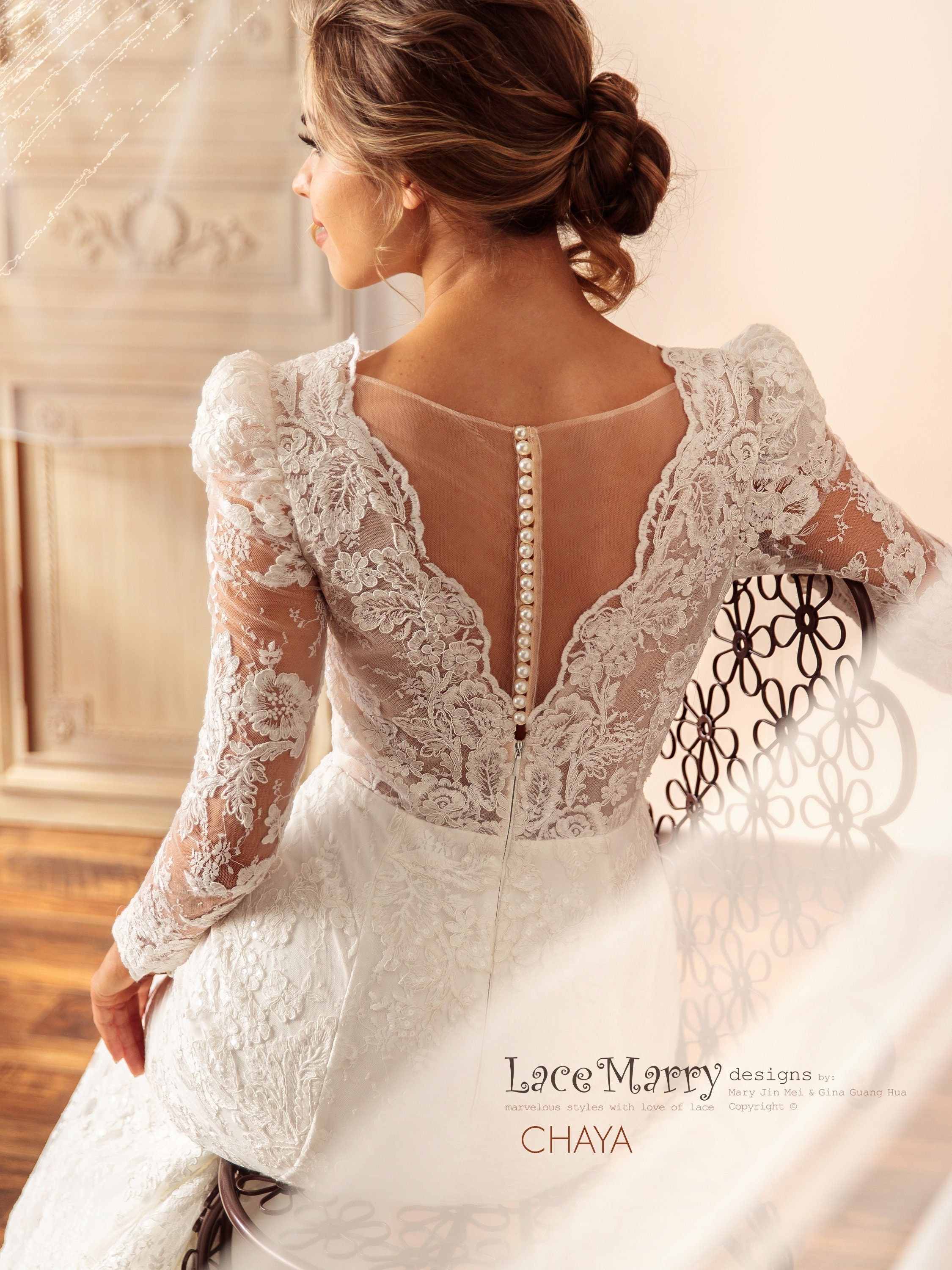 Lace mary wedding dress online