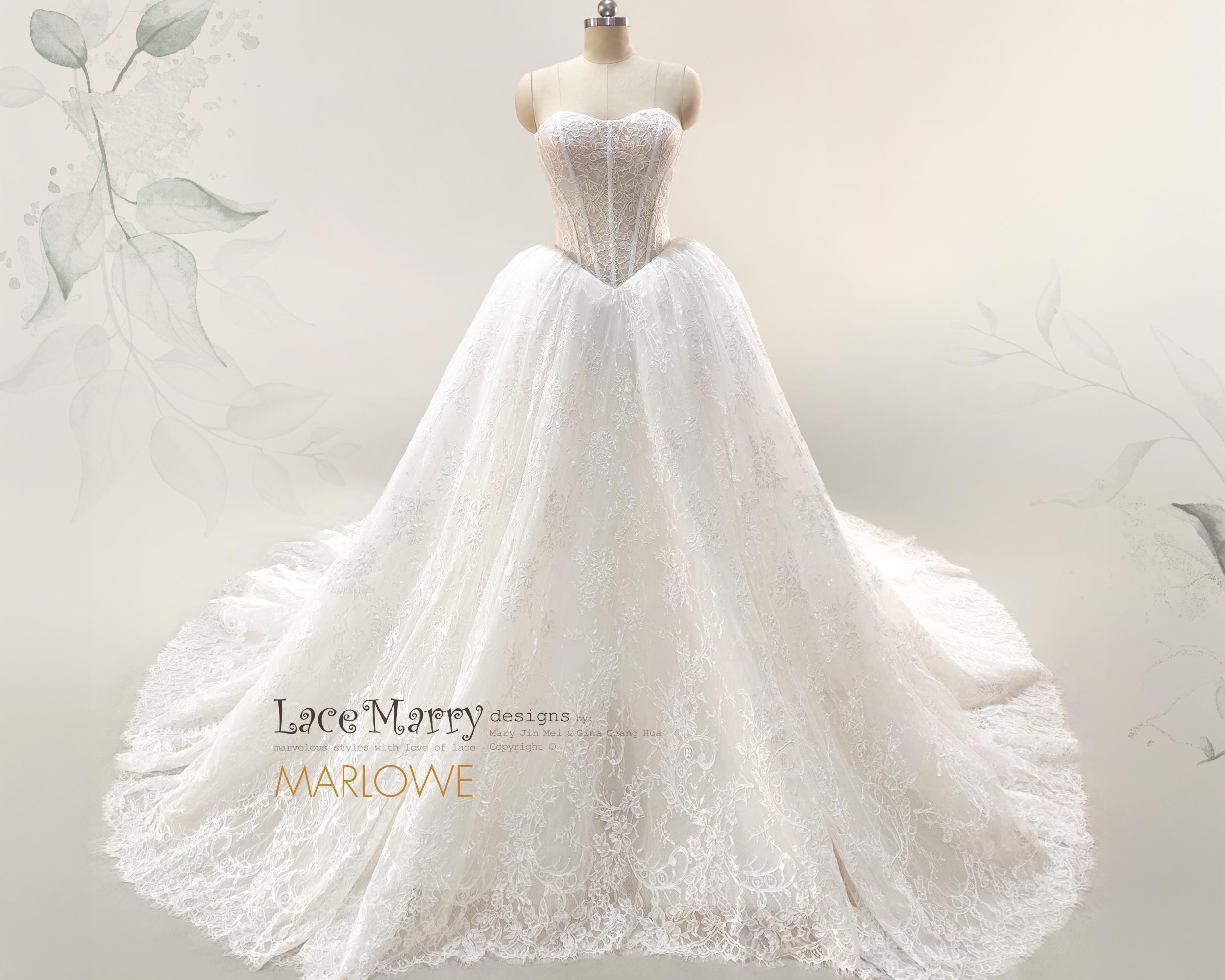 lace mary wedding dress MARY Wedding Dress