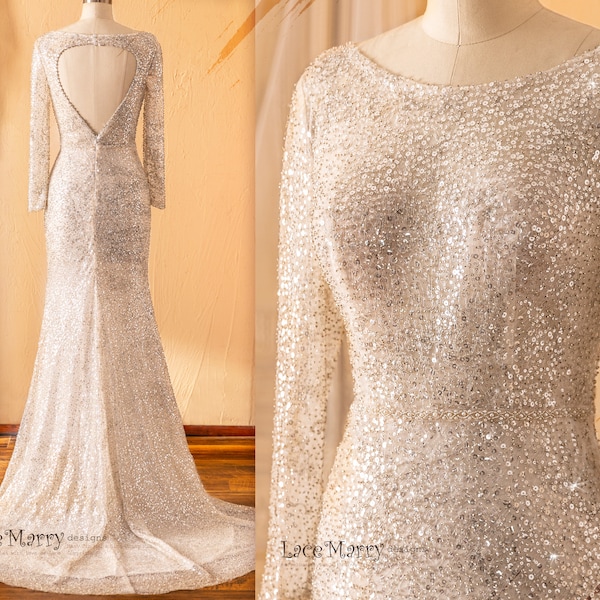 Sparkle Wedding Dress - Etsy