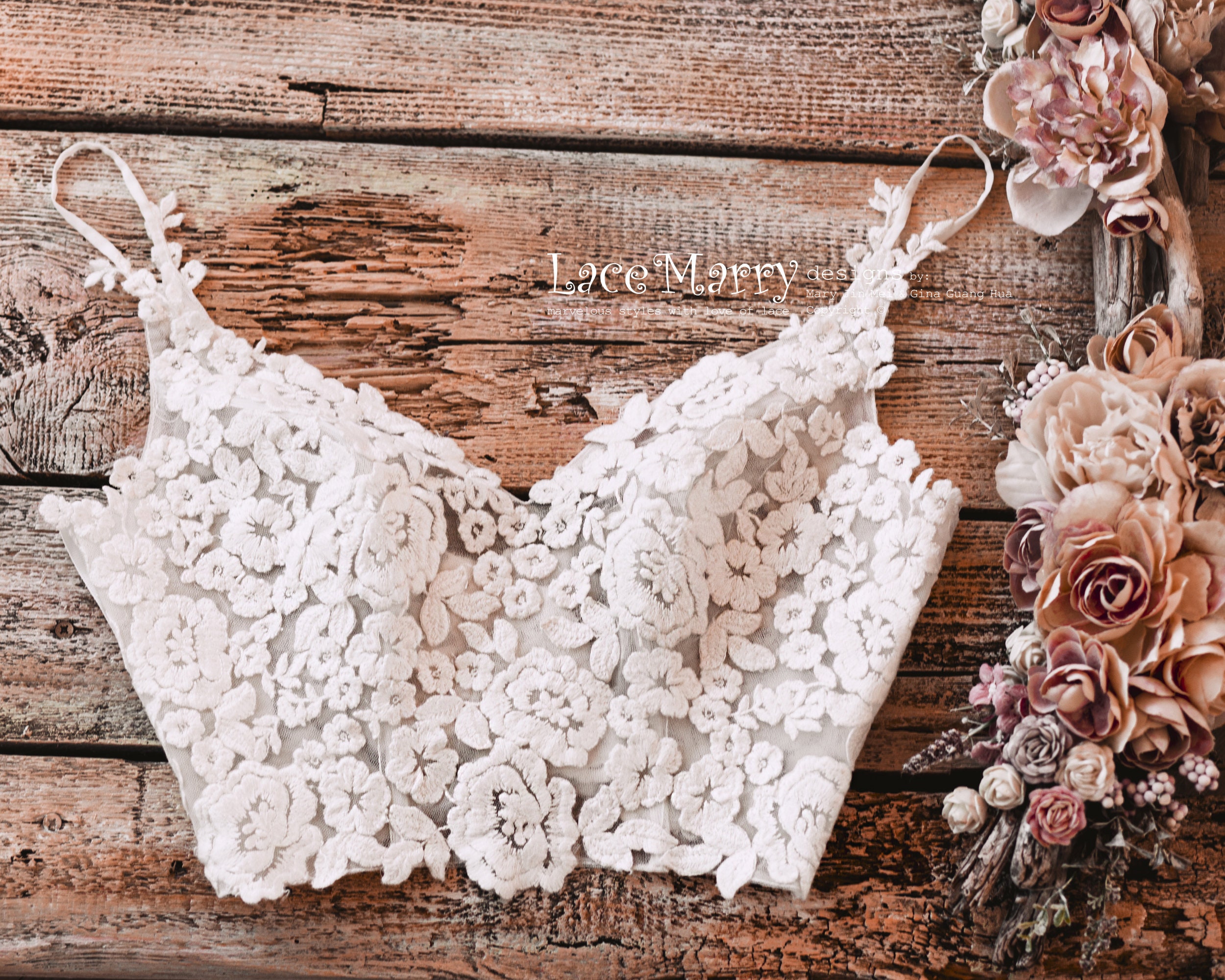 Amazing Lace Crop Top, Bridal Separate Top, Lace Top for Bridesmaids, Sexy Lace Bolero, Wedding Skirt, Horsehair Skirt, Wedding Dress Set