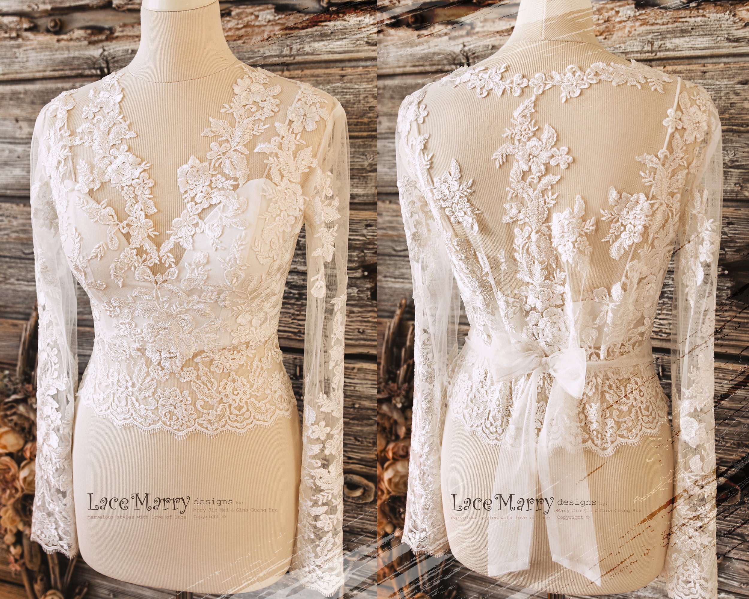 Wedding Lace Bodysuit, Bridal Bodysuits, Bridal Lace Long Sleeves