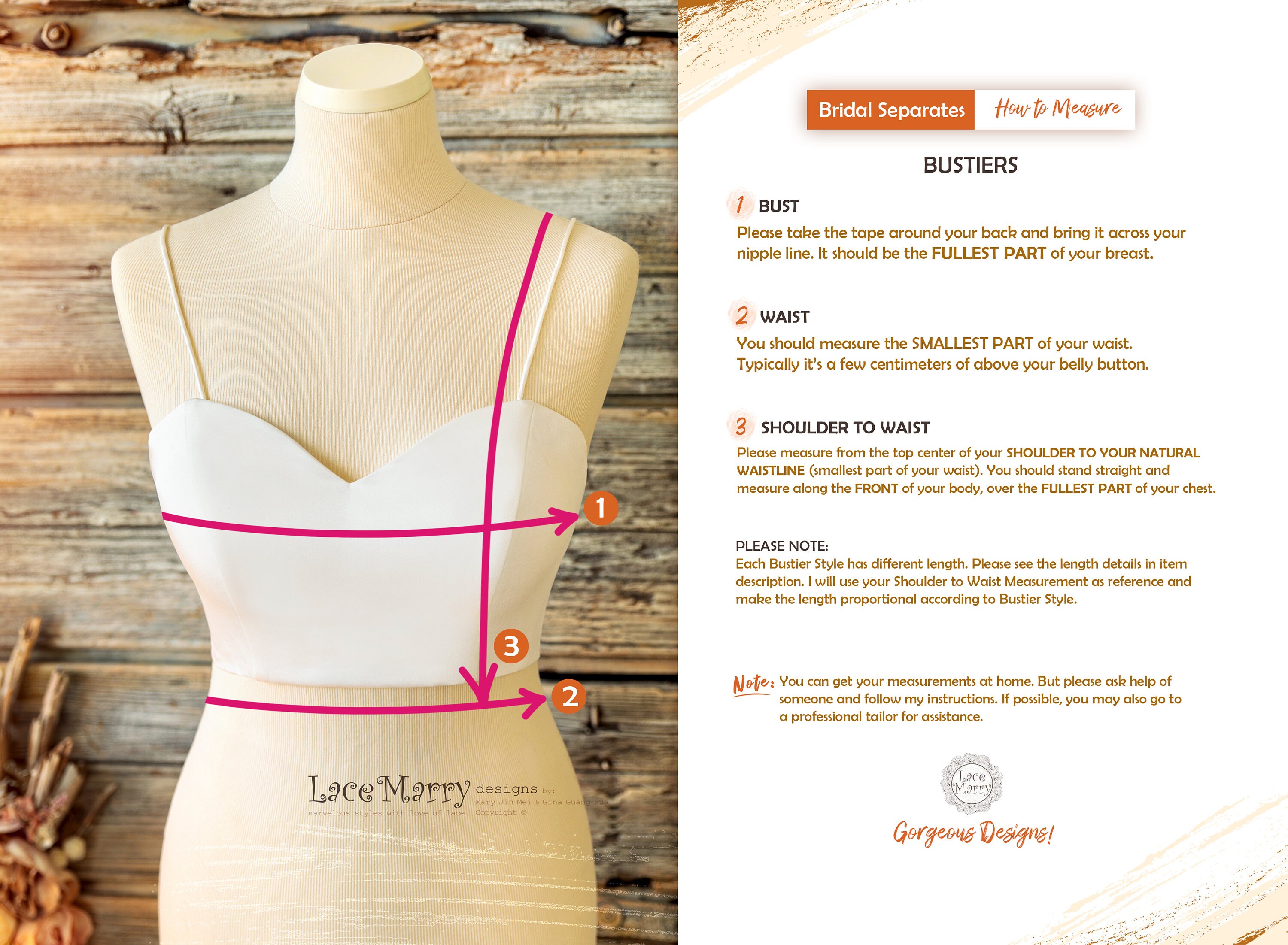 ★BAU by Bride And You★ VIOLA Bustier detailed Hline long d BAU by Bride And You for Women | Modalova