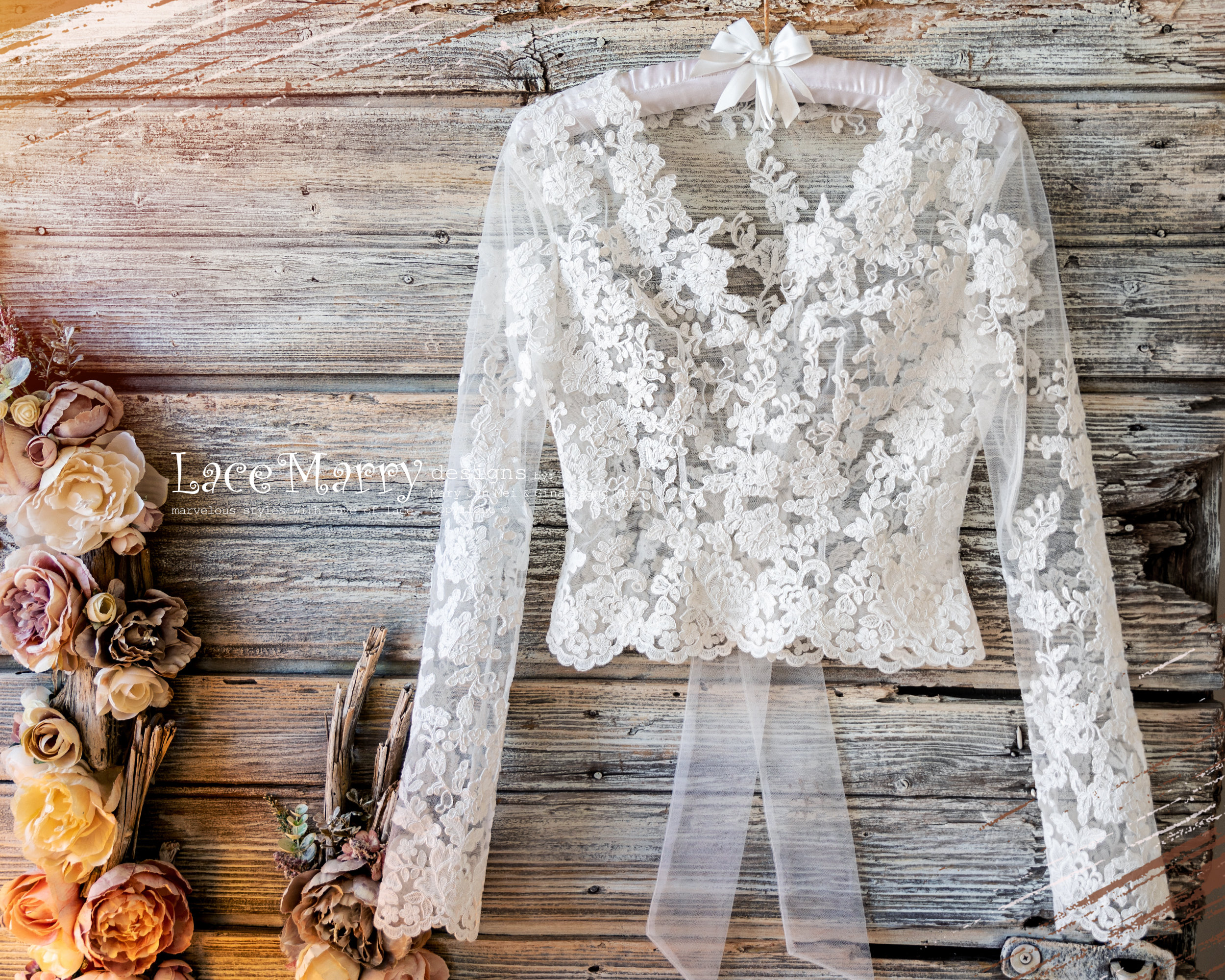 bolero lace top
