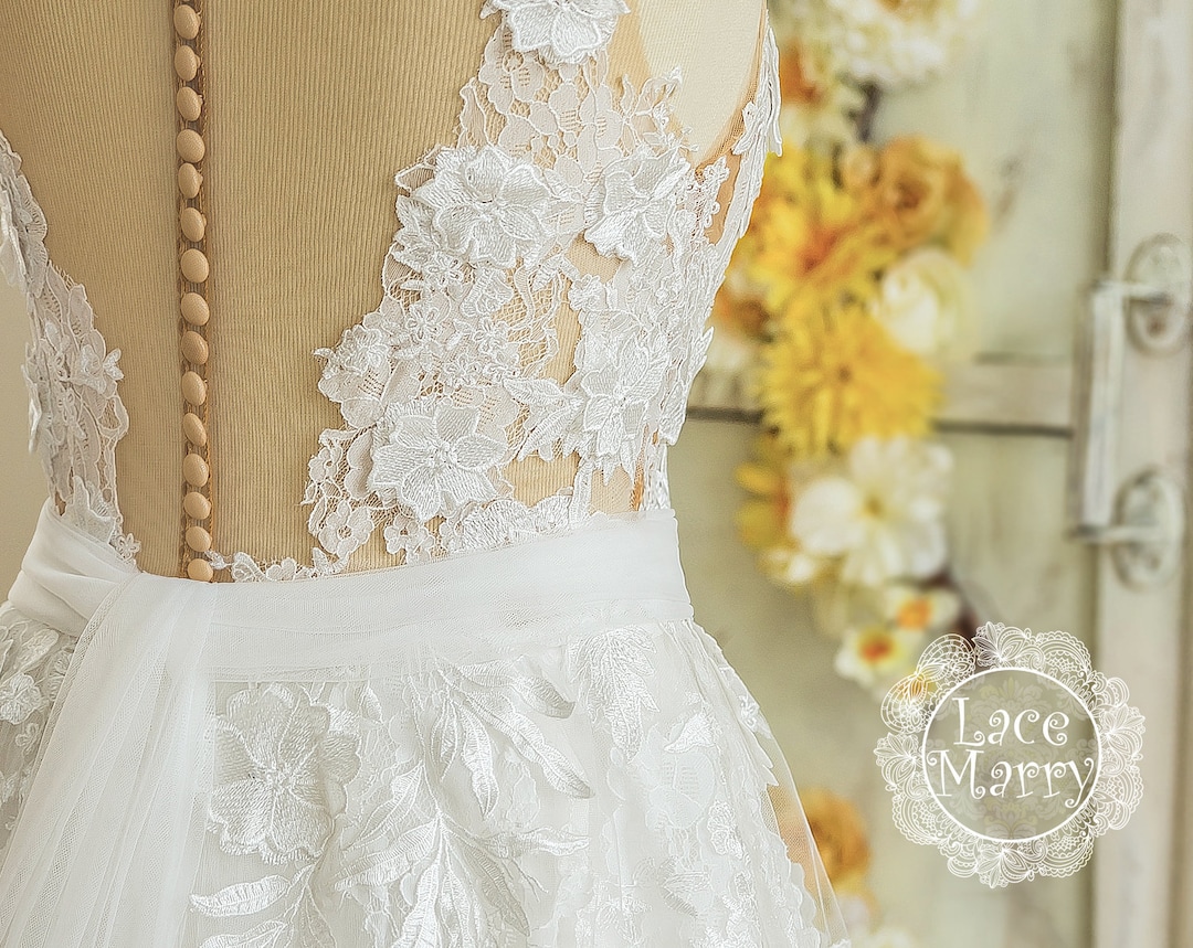 Custom Wedding Dress Design: Personalized Bridal Gown - Etsy