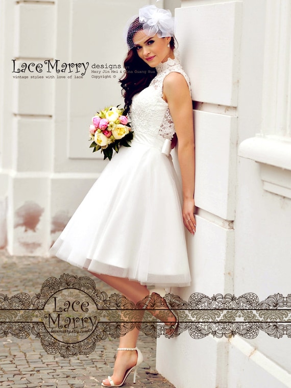 vestido de novia corto personalizado rodilla longitud | etsy