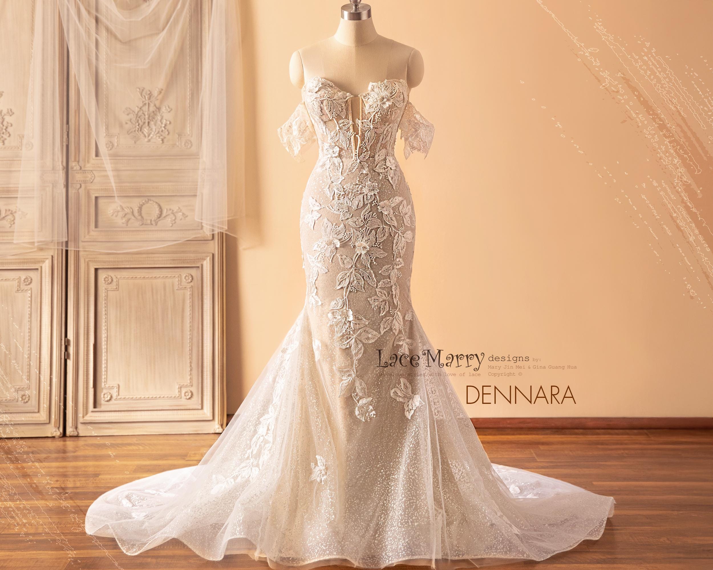 andmary Effie slit dress Ivory