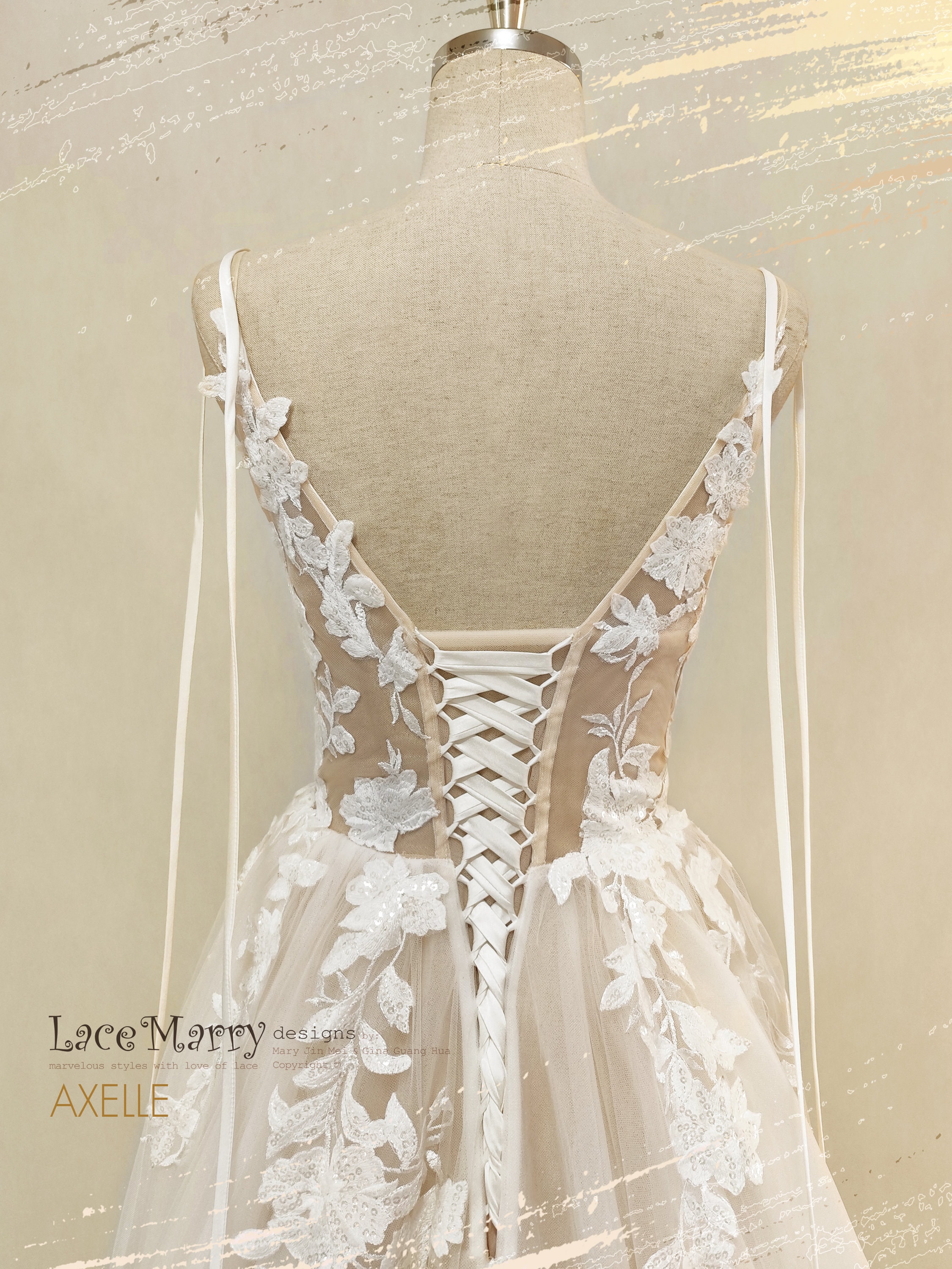 AMERI MEDI EMBROIDERY TULLE LACE DRESS Ｍ Ameri（アメリ）の「MEDI EMBROIDERY TULLE LACE DRESS