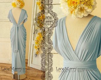 Powder Blue Infinity Dress | Convertible Multiway Bridesmaid Gown