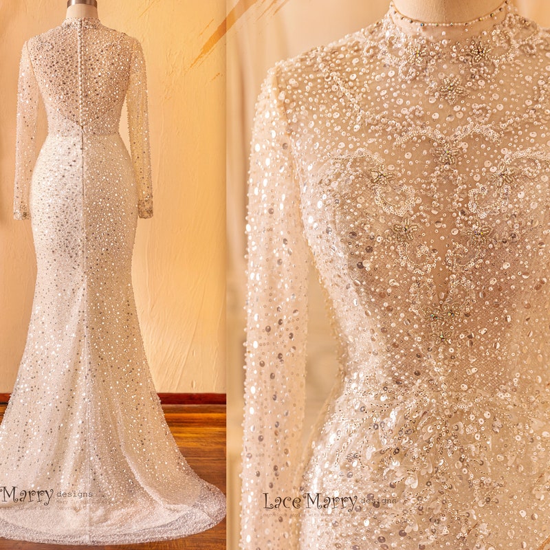 Sequin Wedding Dress Etsy — free download