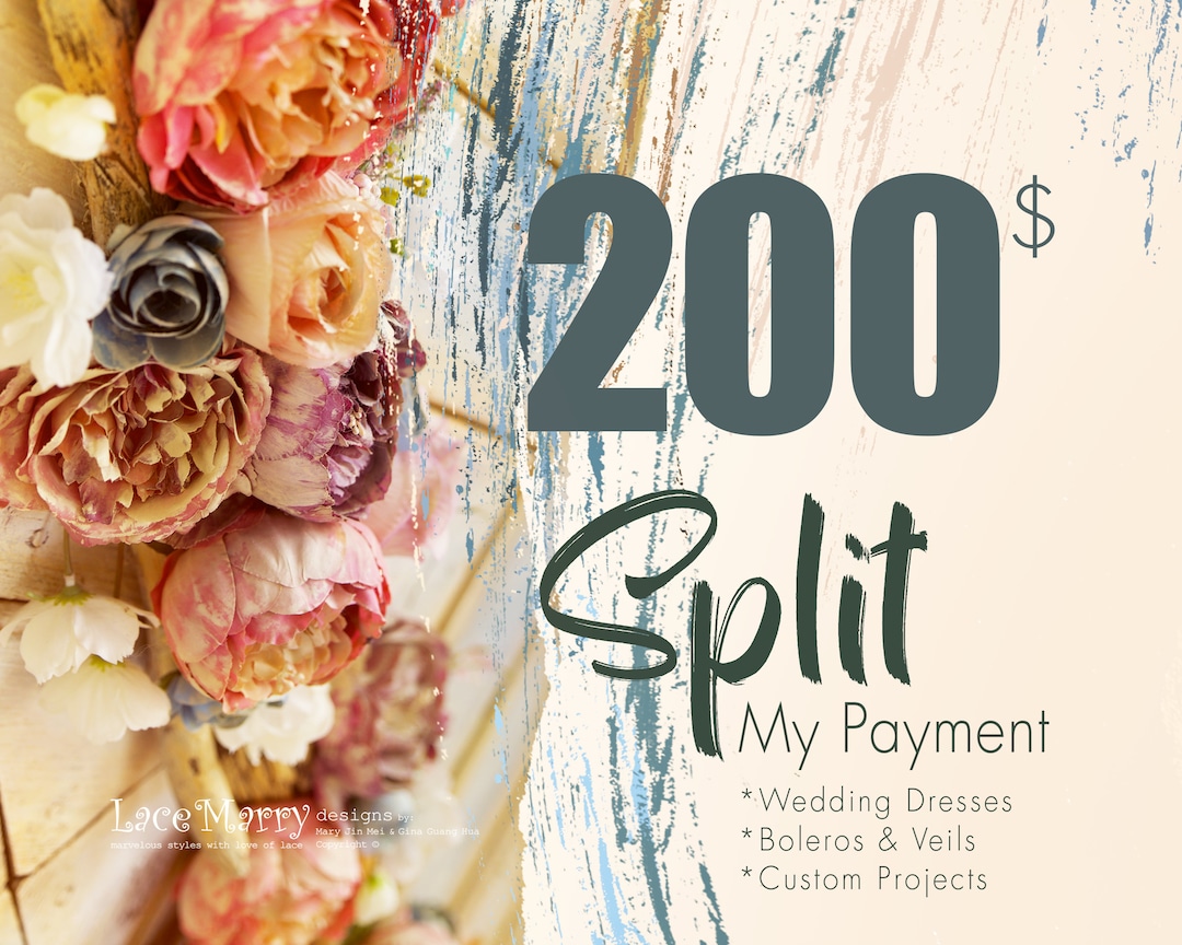 PAYMENT PLAN / Wedding Dress With Payment Plan, Comfortable Payment