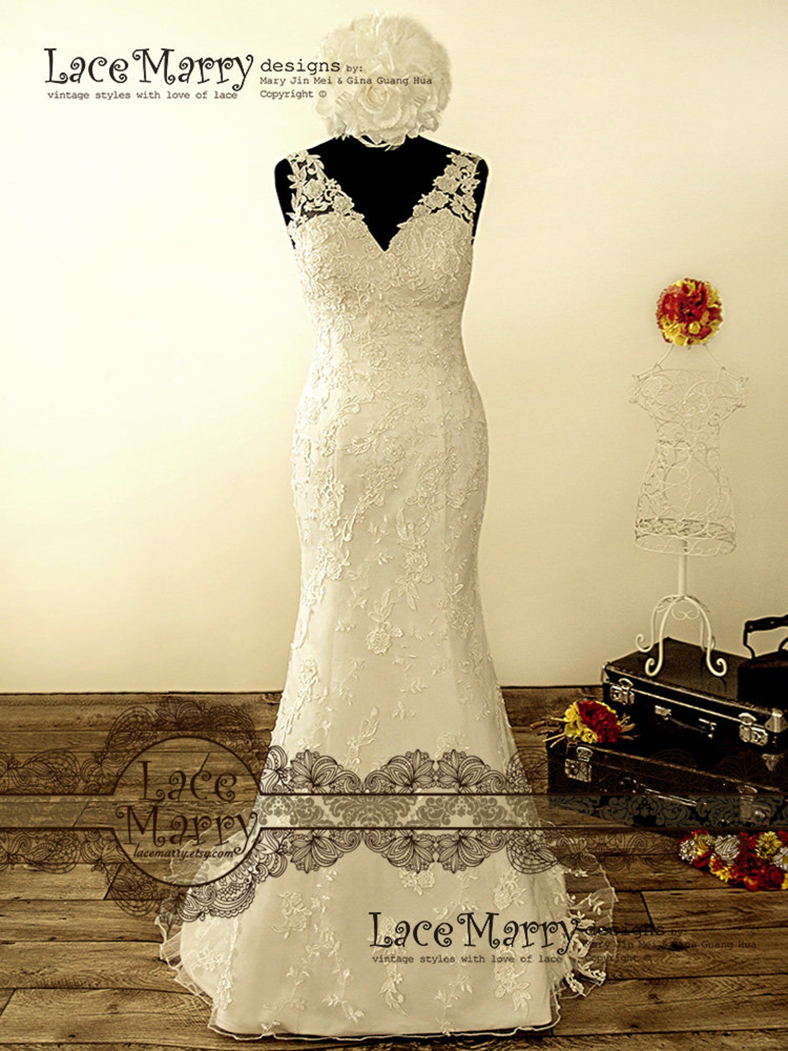 Applique Wedding Dress Sparkly Beading Wedding Dresses V Etsy