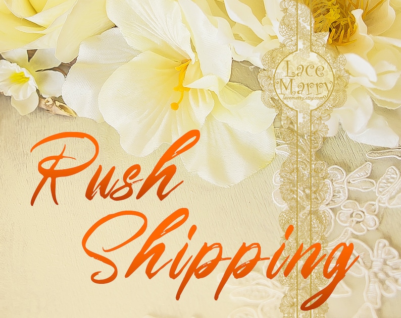 Rush Shipping Upgrade for Your Beautiful Dress image 1