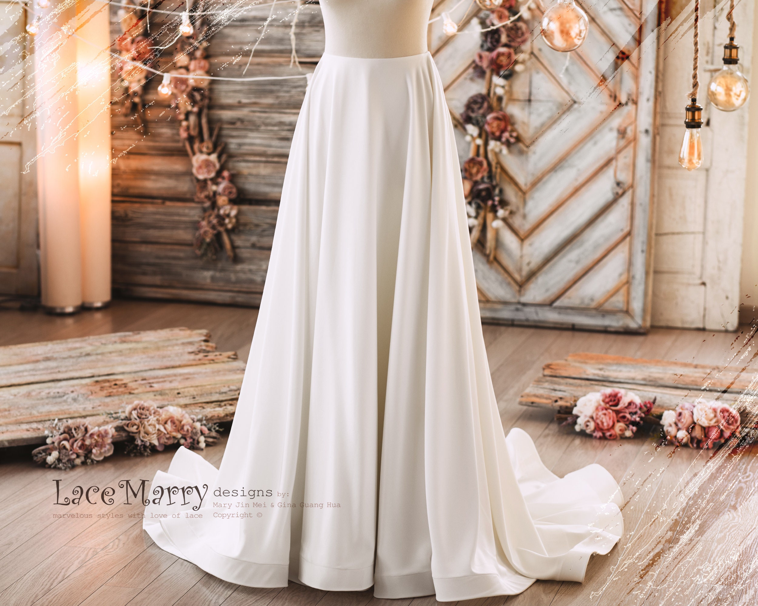 Etsy wedding skirt hot sale