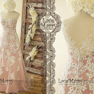 Blush Pink Wedding Dress, Pink Wedding Dress, Blush Wedding Dress, Light  Pink Wedding Dress, Tulle Wedding Dress, 0095 