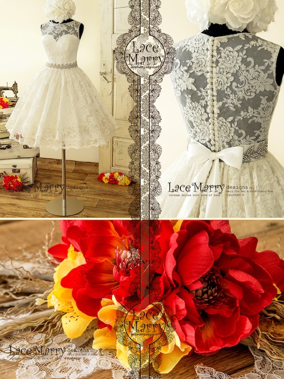 50's pin up wedding dresses