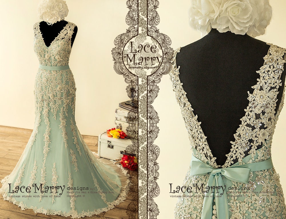 White wedding dress shop with teal accents