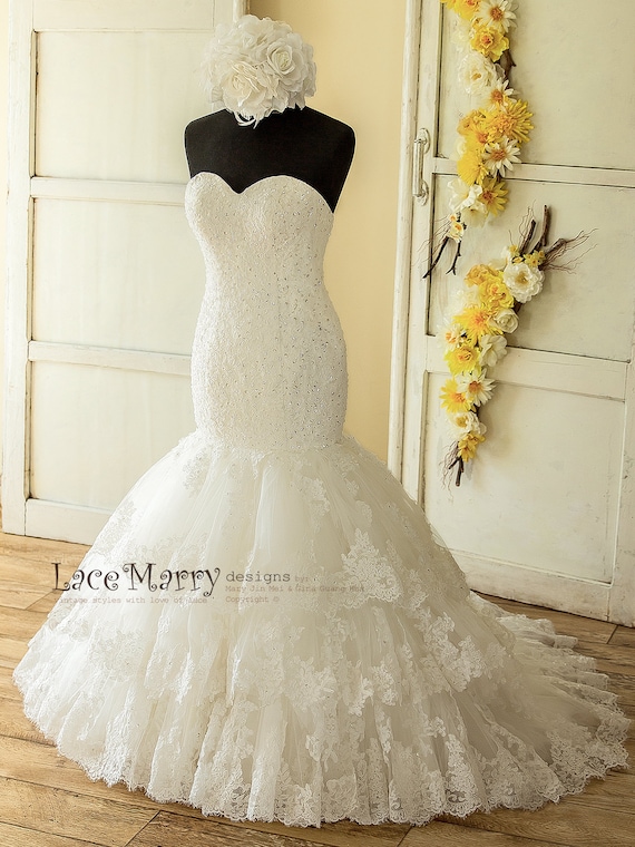 Sweetheart Lace Tulle Fluffy Wedding Dresses, Lace Up Wedding Dresses Sweetheart Lace Tulle Fluffy Wedding Dresses, Lace Up Wedding Dresses