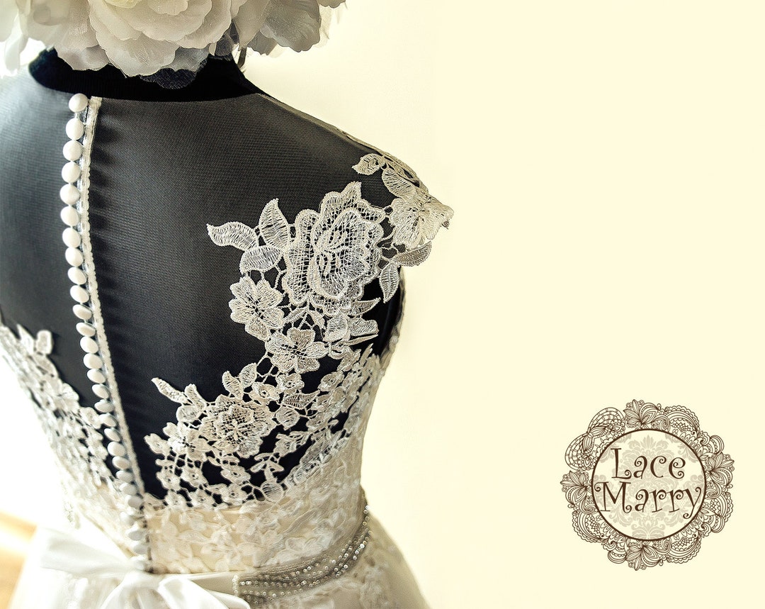 Custom Wedding Gown Design Your Wedding Dress Custom Made Lace Top 