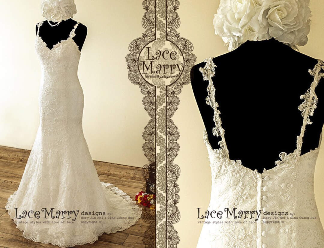 Amazing Wedding Dress With Sparkly Beaded Lace and Applique Etsy