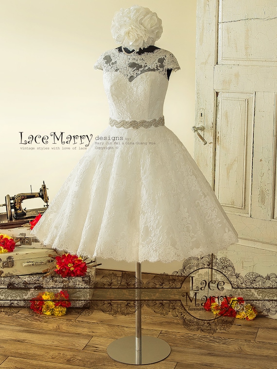 21+ Plus Size Short Wedding Dress