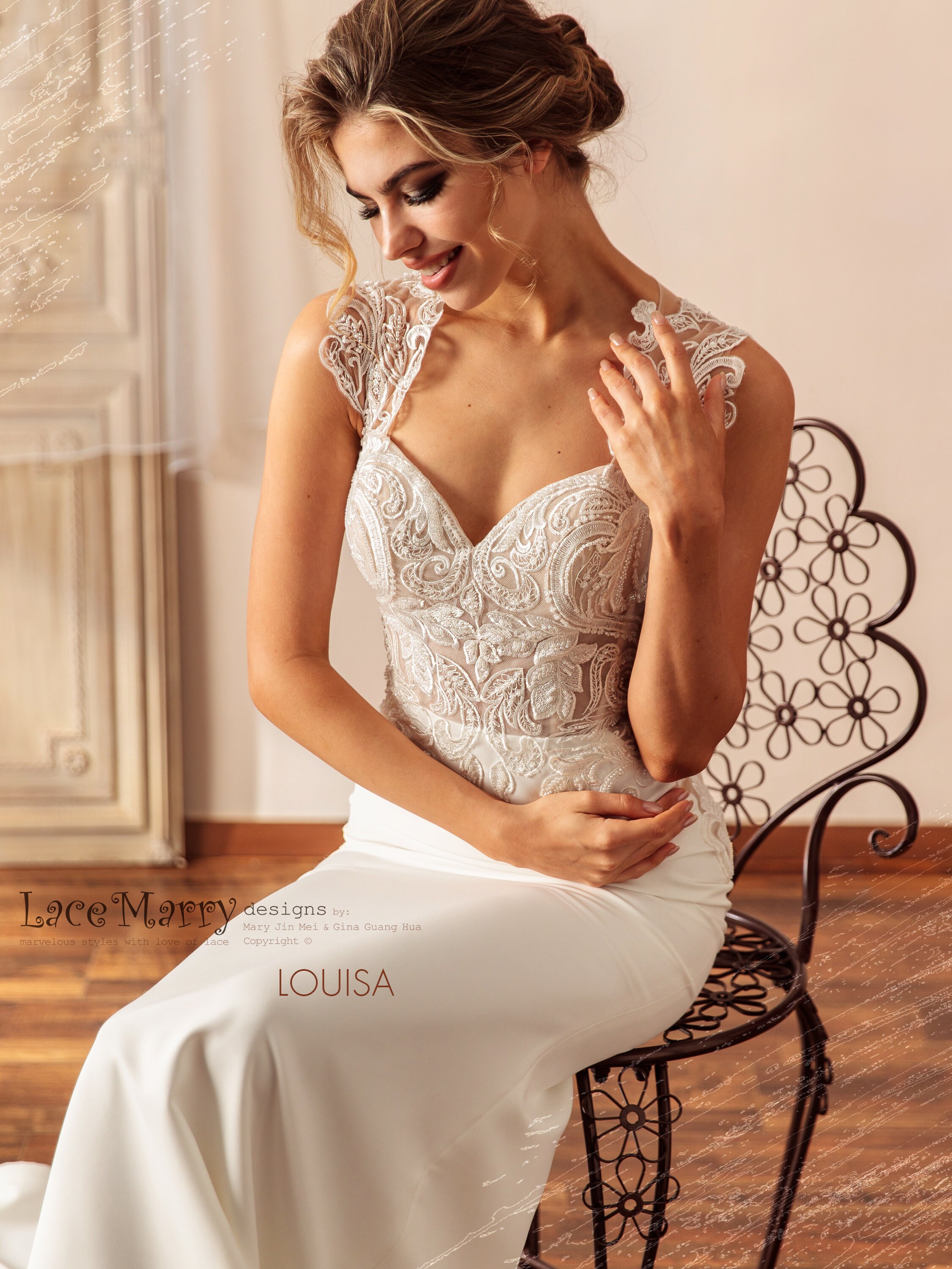 loisa's wedding dress designer Loisa Andalio Wore a Dreamy Wedding Gown by This Spanish Bridal Brand