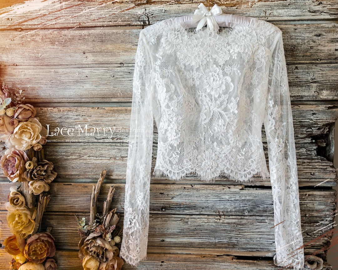 MAGNOLIA #2 / Amazing Lace Bolero With Long Sleeves, High