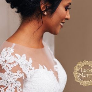 Personalized Wedding Dress, Custom Wedding Gown, Matching Flower Girl Dress, Matching Veil, Matching Lace Bolero, Custom Made Wedding Dress