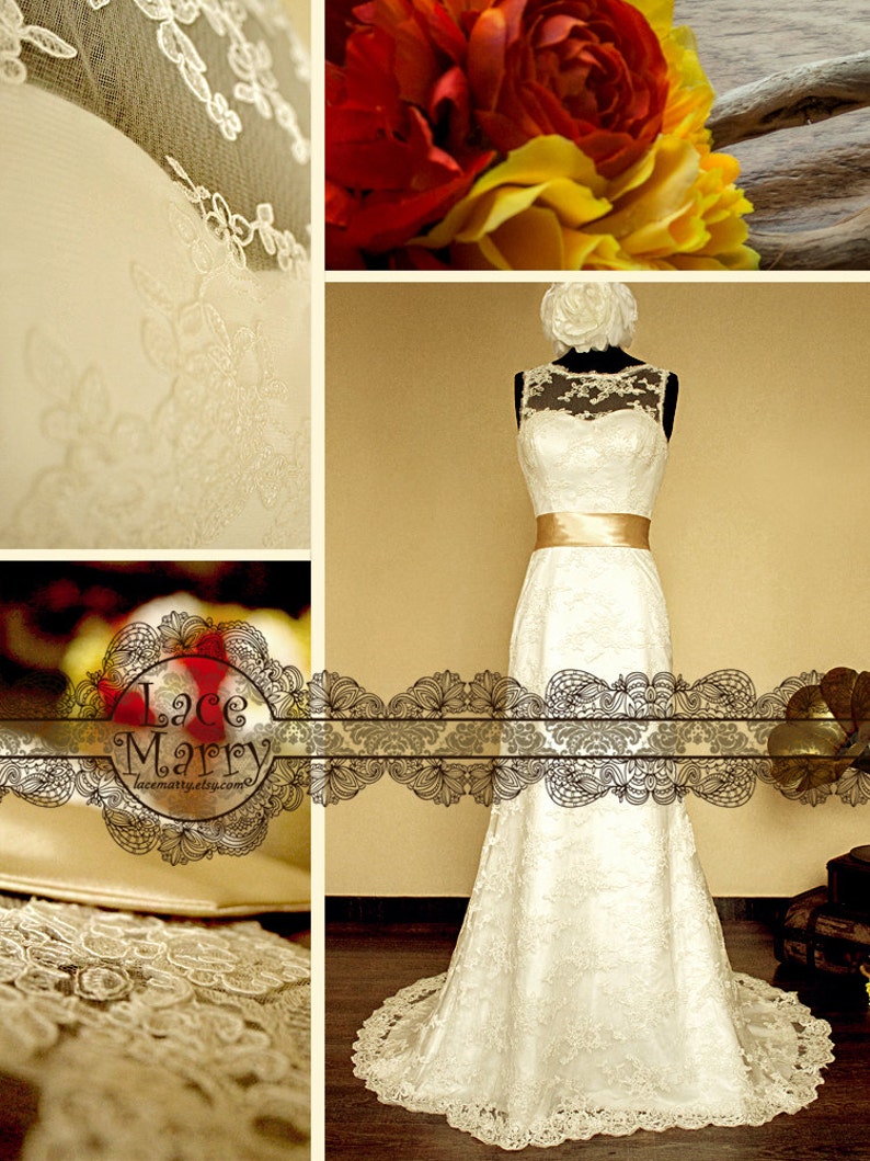 etsy modest wedding dress