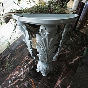 Wall Shelf, Up Cycled Vintage, Light Grey, Floating Shelf, Decorative Shelves, Cottage, French, Wall Decor, Modern Colors