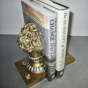 HEAVY Bookends, Book Ends, Book Supports, Book Holders, Office Decor, Study Desk Organization, Book Storage, Library Books, French Decor