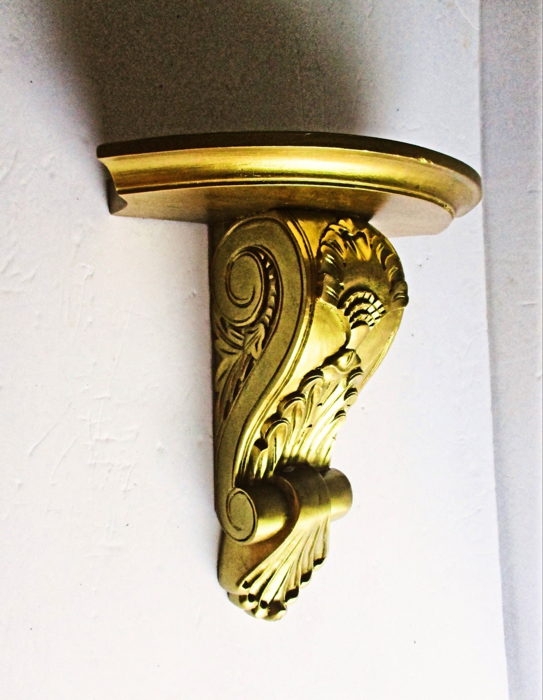 Gold Shelf, Wall Shelf, French Wall Decor, Gold Wall Decor, Floating