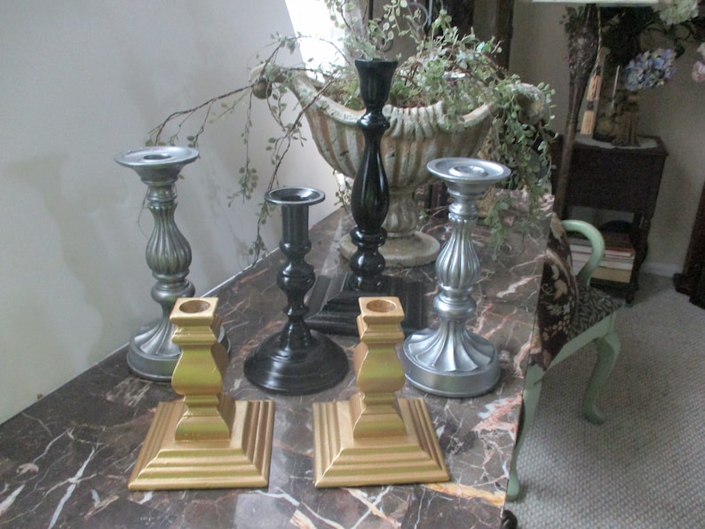 Wooden Vintage Style Antique Pewter Iron Hurricane Candle Holder Wall Sconce