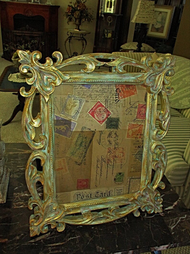 Picture Frame French Post Scripts French Picture Frames Etsy