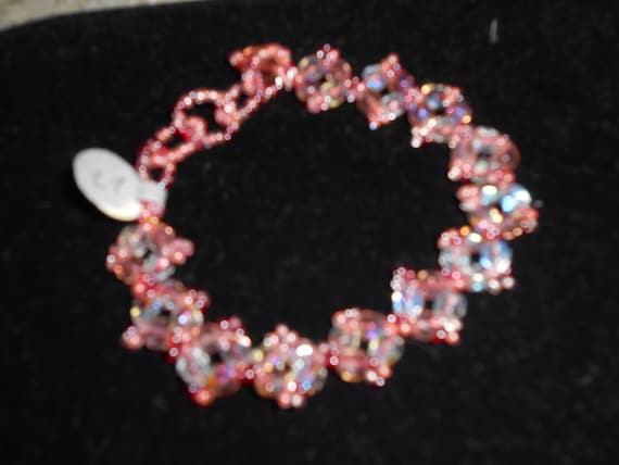 Hand Made, Pink Beads, Bracelet From New Guinea, Vintage