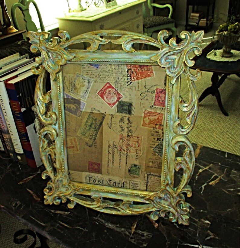 Picture Frame French Post Scripts French Picture Frames Etsy