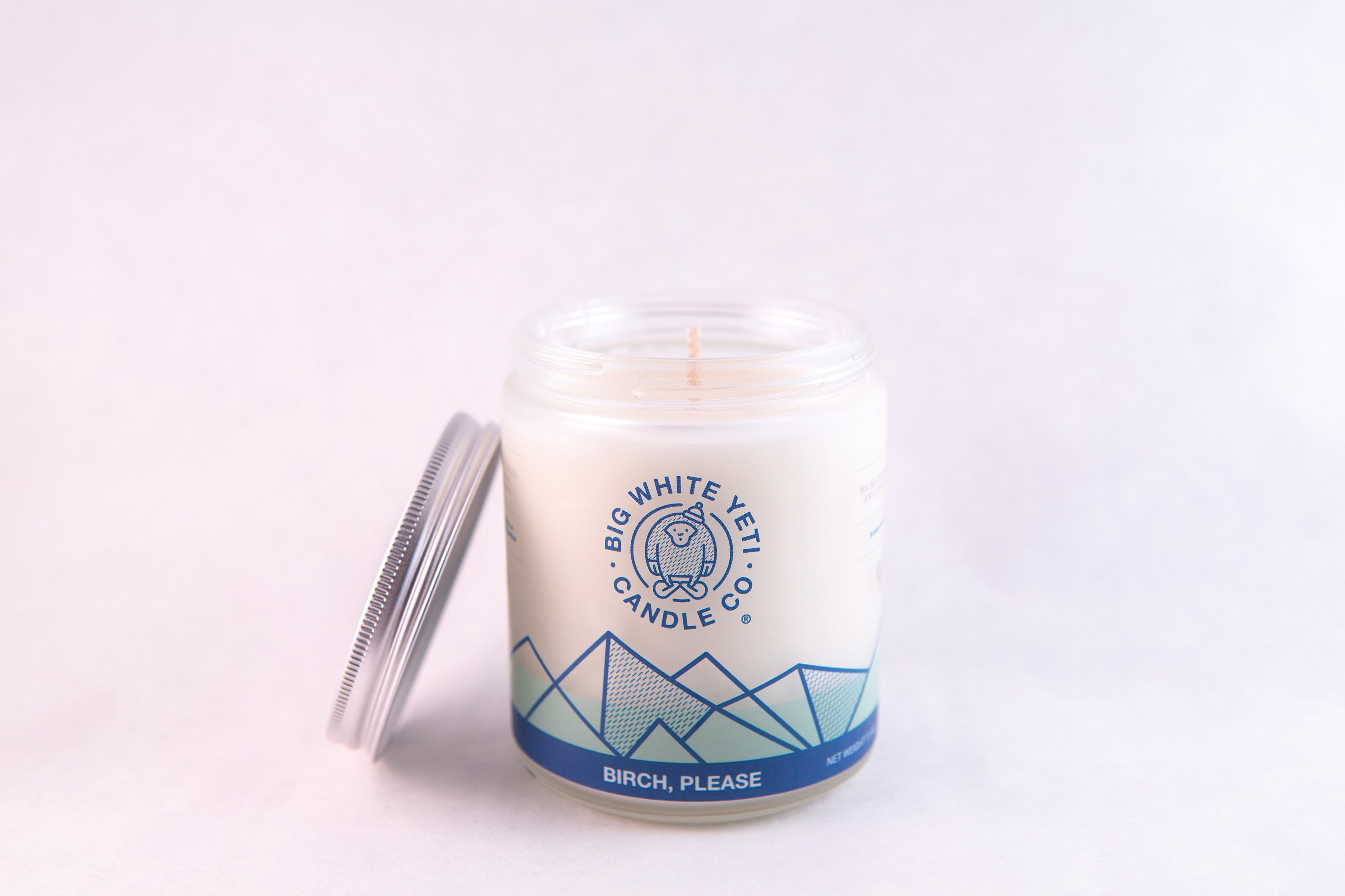 Birch, Please Soy Candle - 6oz tin or 8oz frosted glass jar